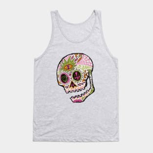 Day of the Dead Skull Tank Top